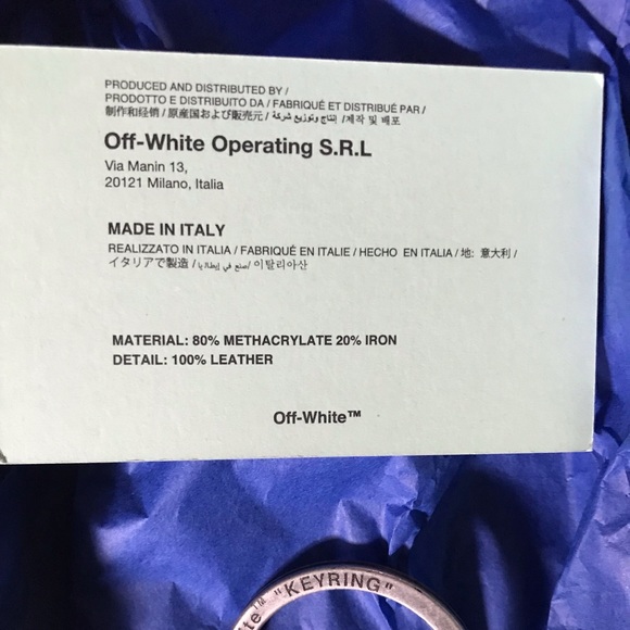 Off-White “Keyring” - NWT - Picture 8 of 9